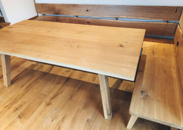 Eckbank Eiche massiv