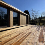 Tiny House mit Weißtanne Terrasse