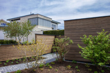 Thermoholz Sichtschutz