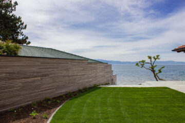 Grundstück Einzäunung aus Holz